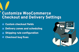 customize your woocommerce checkout and delivery settings