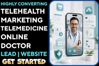 telehealth marketing online medical doctor leads telemedicine website