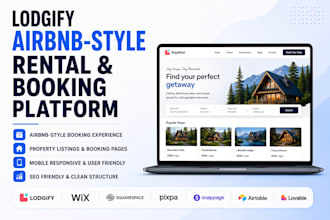 rental wedding venue website lodgify airbnb cabin event adventure accommodation