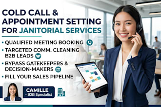 janitorial cold calling, real estate cold calling, janitorial cleaning services