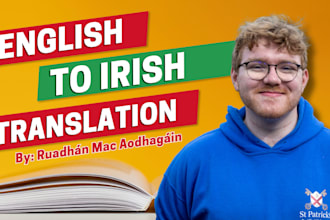 offer accurate translations from english to irish