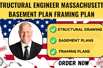structural engineer massachusetts basement plan framing and foundation plan