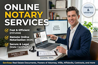 do fast remote online notary, UK notary