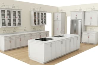 design cabinet shop drawings using autocad, mozaik and sketchup
