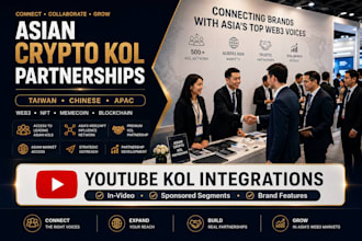 provide asian crypto influencers, nft leads and youtube kol for web3 partnership