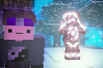 make minecraft youtube thumbnails no ai