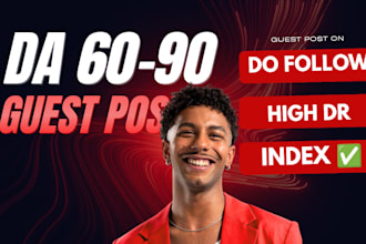 boost your website with a high da 60 to 90 niche relevant guestpost