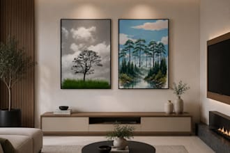 design beautiful nature wall art for your home decor