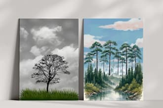 design beautiful nature wall art for your home decor