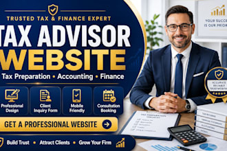 design wix tax advisor website tax preparation accounting  finance website