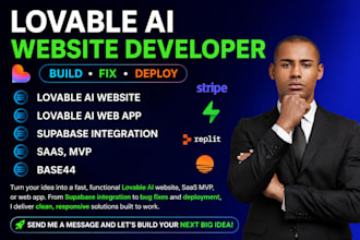 lovable ai, lovable ai website,mvp saas webapp supabase integration