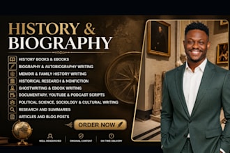 ghostwrite american history biography memoir sociology ebooks self help articles