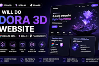 do dora 3d website figma to dora dora ai framer website