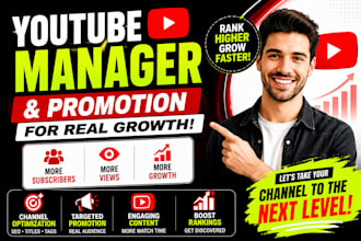 do organic youtube video promotion for channel growth
