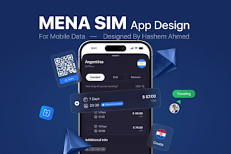develop a travel esim app for android and ios with esim API