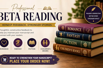 beta read fantasy fiction romance and provide feedback