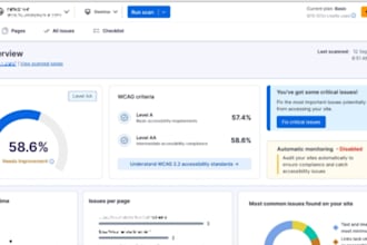 do wordpress accessibility audit and fix wcag ada compliance