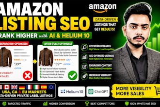 optimize your amazon listing with SEO title, bullet points and description