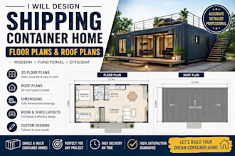 design shipping container home floor plans roof plans