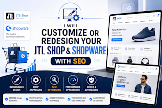 customize redesign and optimize your shopware 5 6 or jtl shop with SEO