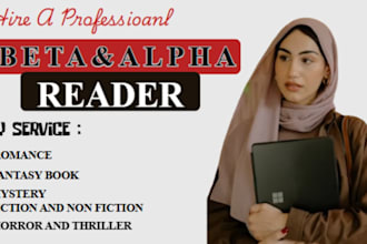 beta read your dark romance, fantasy, thriller or sci fi novel
