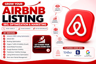 do airbnb SEO, listing optimization, vrbo, airbnb marketing to increase bookings
