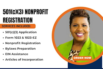 file your 501c3 paperwork, non profit registration, form 1023 ez and full bylaws