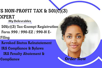 file 1023ez form 990 tax exempt reinstate 501c3 non profit registration