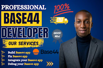 build,develop,fix,deploy your base44 app,mvp,base 44,website,as a base44 expert