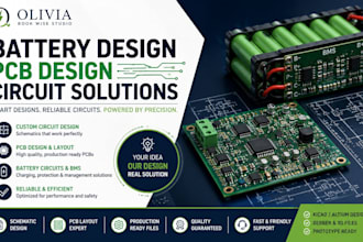 design pcb battery circuit and custom electric circuit solution