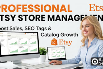 manage your etsy shop and optimize product listings