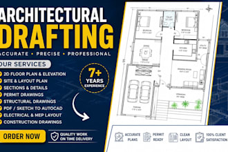 draw architect, floor plan ,house plans, architectural and construction drawings