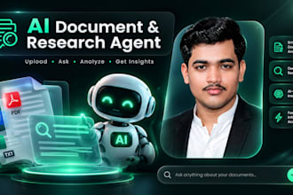 build an ai document research agent with rag chatbot