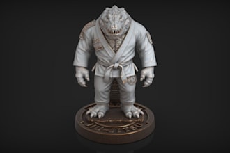 3d tabletop game miniatures,3mf sculpture,custom figurines,dog statue,bas relief