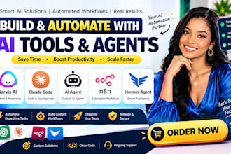 jarvis ai, claude code, ai agent, n8n automation,ai automation, hermes agent