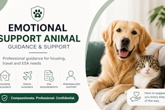 write a professional and legal esa letter emotional support animal