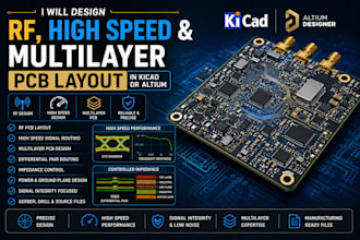 design rf or high speed, and mutiltilayer pcb layout