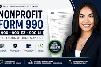 prepare your nonprofit form 990 990ez or 990n filing