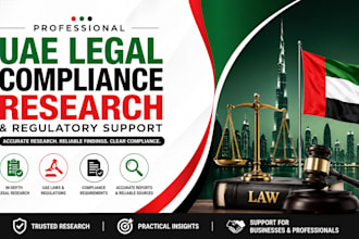 provide uae legal compliance research and regulatory support