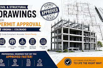 be your civil and structural drawing for permit approval virginia colorado