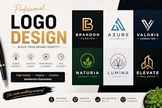 design a professional and modern logo for your brand