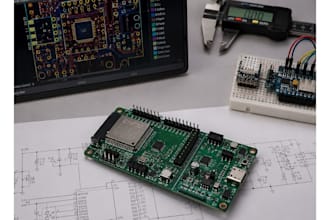 design custom esp32 stm32 arduino iot pcb with schematic