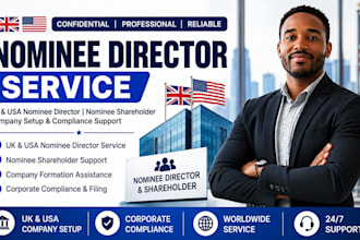 provide USA UK ireland hong kong germany nominee director service