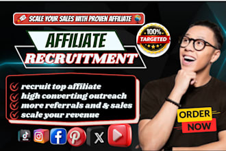 recruit quality affiliates for your affiliate program