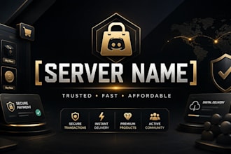 make a discord sever for you with your theme choice