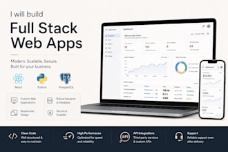 build a custom full stack web application