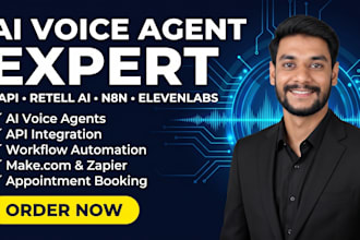 build ai voice agent, ai receptionist using vapi, retell ai, and n8n