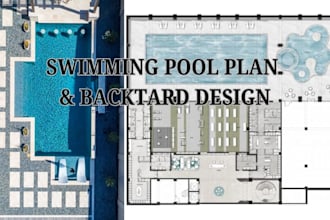 design and draft detailed swimming pool plans for permit and construction
