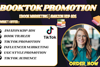 viral book ebook promotion tiktok book tok promoton amazon kdp ads marketing