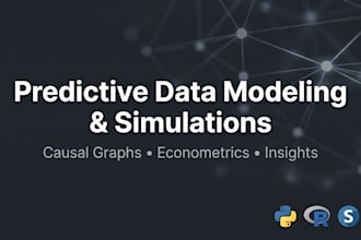 build data models and counterfactual simulations for decision